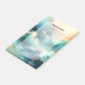 Post-it® Flux d'océan doré Vagues abstraites (Incliné)