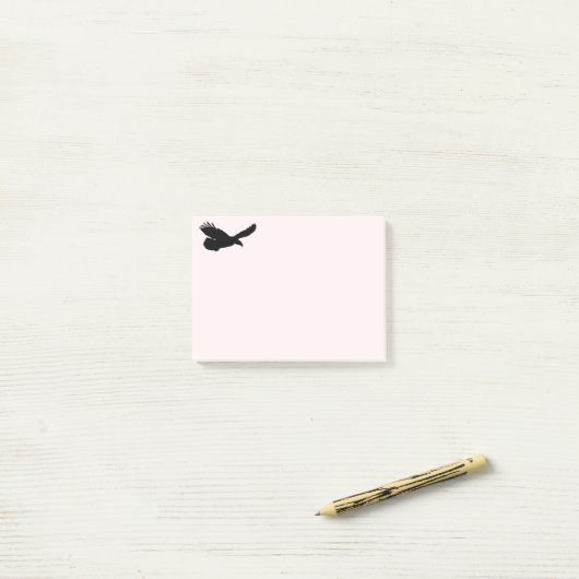 Post-it® Flying Eagle Stick Notes (Sur un bureau)
