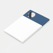 Post-it® Flying raven avec la lune derrière elle (Incliné)