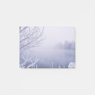 Post-it® Foggy Winter Day by the River