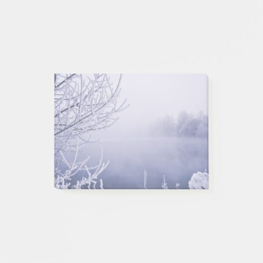 Post-it® Foggy Winter Day by the River (Devant)