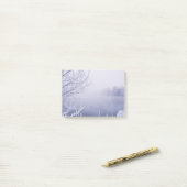 Post-it® Foggy Winter Day by the River (Sur un bureau)