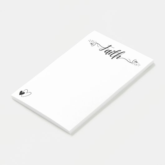 Post-it® Foi et Coeurs (Incliné)