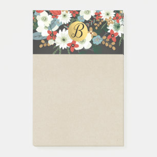 Post-it® Foncé Funky Coloré Floral Sombre Moderne Vintage