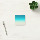 Post-it® Fond Abstrait Dégradé Bleu Aqua Ombre Douce (Bureau)