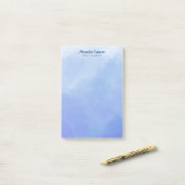 Post-it® Fond aquarelle (Sur un bureau)
