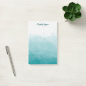 Post-it® Fond aquarelle vert cyan (Bureau)