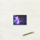 Post-it® Fond avec papillons de nuit (Sur un bureau)