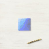 Post-it® fond bleu (Sur un bureau)