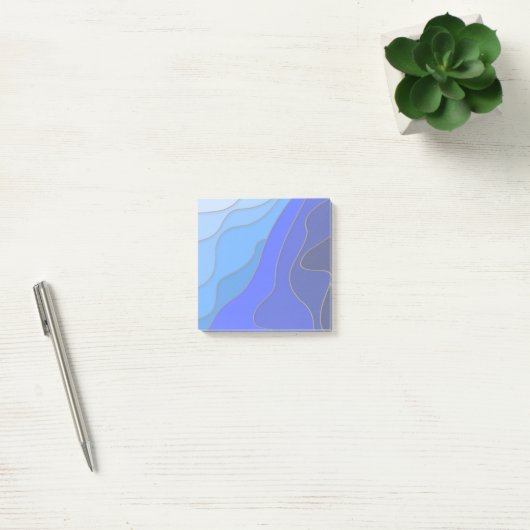Post-it® fond bleu (Bureau)