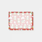 Post-it® Fond de manchots de Noël (Devant)