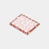 Post-it® Fond de manchots de Noël (Incliné)