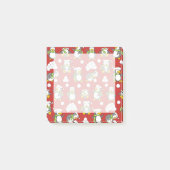 Post-it® Fond de manchots de Noël (Devant)