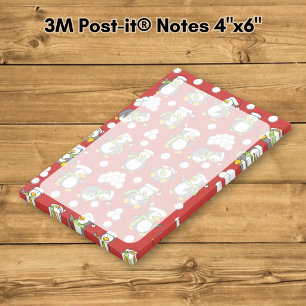 Post-it® Fond de manchots de Noël
