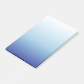 Post-it® Fond dégradé bleu minimal (Incliné)
