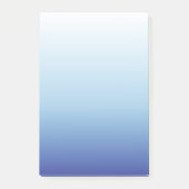 Post-it® Fond dégradé bleu minimal (Devant)