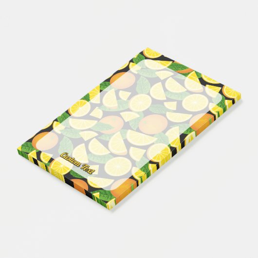 Post-it® Fond orange (Incliné)