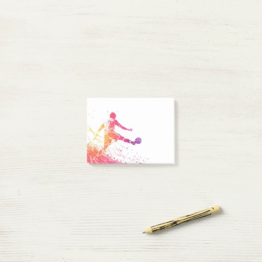 Post-it® Football (Sur un bureau)