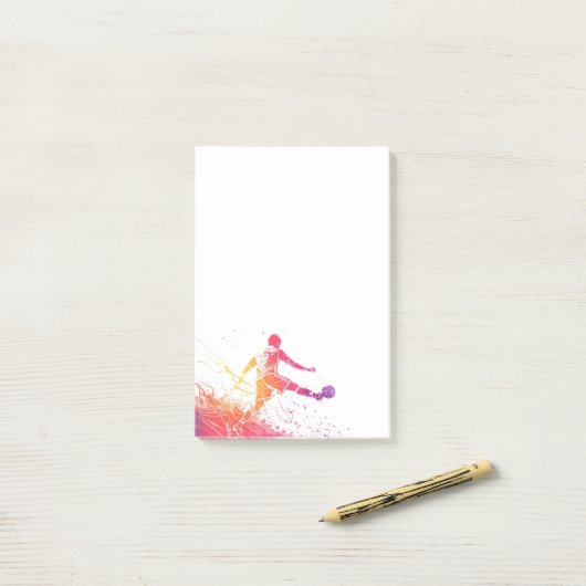 Post-it® Football (Sur un bureau)