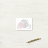 Post-it® Football Et Casque (Sur un bureau)