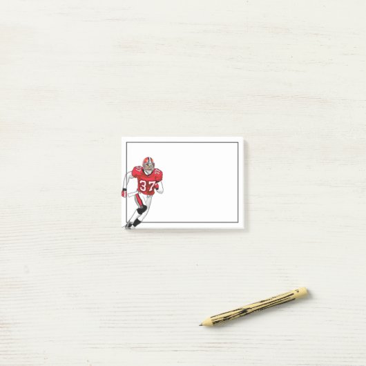 Post-it® Football post-it-Notes (Sur un bureau)