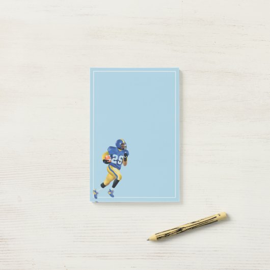 Post-it® Football post-it-Notes (Sur un bureau)