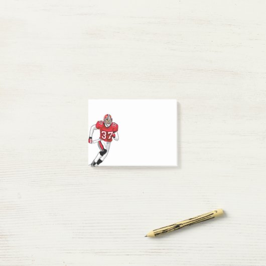 Post-it® Football post-it-Notes (Sur un bureau)
