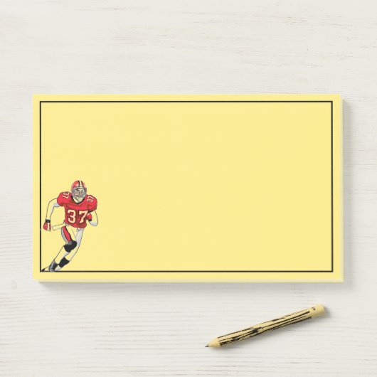 Post-it® Football post-it-Notes (Sur un bureau)