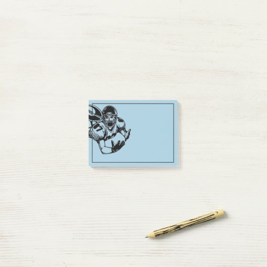 Post-it® Football post-it-Notes (Sur un bureau)