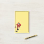 Post-it® Football post-it-Notes (Sur un bureau)