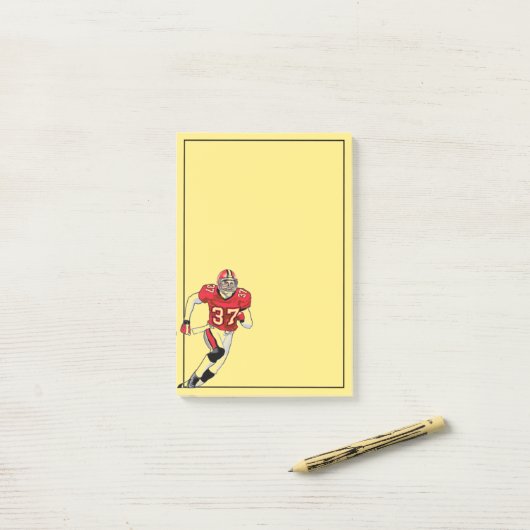 Post-it® Football post-it-Notes (Sur un bureau)