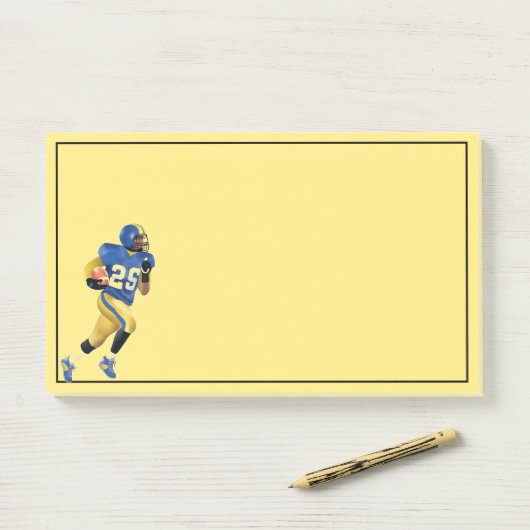 Post-it® Football post-it-Notes (Sur un bureau)