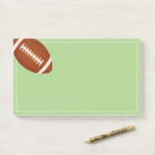 Post-it® Football post-notes (Sur un bureau)