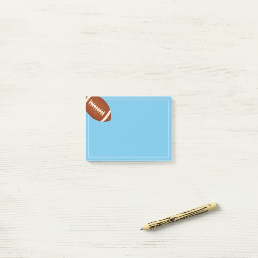 Post-it® Football post-notes (Sur un bureau)
