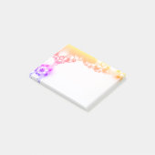 Post-it® Foral Abstrait coloré (Incliné)