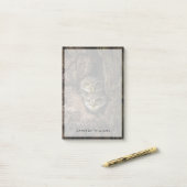 Post-it® Forest | Deux Owls Looking (Sur un bureau)
