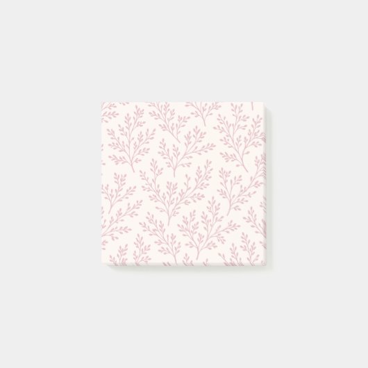 Post-it® Forest Sprigs Muted Rose - Neutre (Devant)