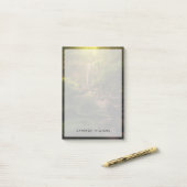 Post-it® Forests | Sunlight Highlights Waterfall (Sur un bureau)