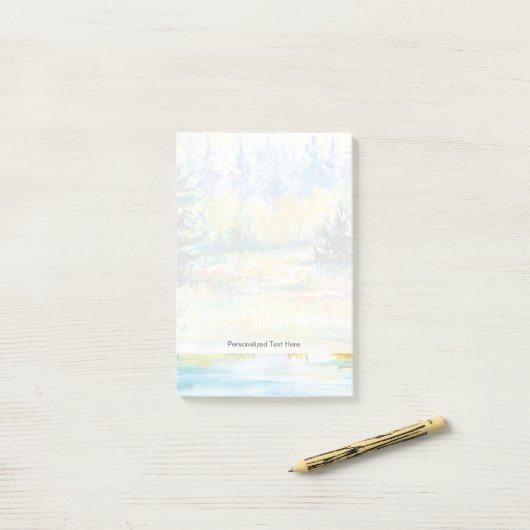 Post-it® Forêt (Sur un bureau)