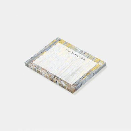 Post-it® Forêt D'Aspen À L'Automne (Incliné)