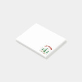 Post-it® Forêt de Noël étoilée avec lapins (Incliné)