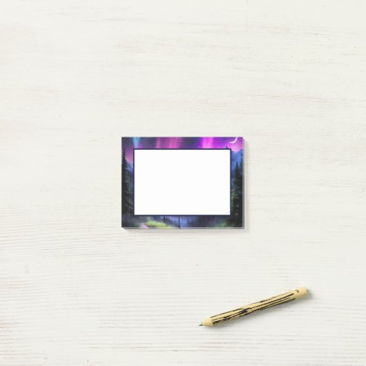 Post-it® Forêt enchantée (Sur un bureau)