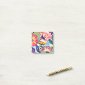 Post-it® Forêt et rose (Sur un bureau)