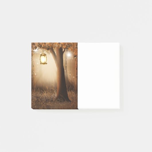 Post-it® Forêt magique avec lumières des fées (Devant)