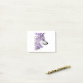 Post-it® Forever Free Violet Wolf Post-it Notes (Sur un bureau)