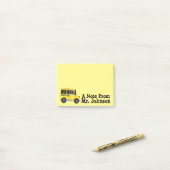 Post-it® Formation personnalisée des chauffeurs d'autobus s (Sur un bureau)