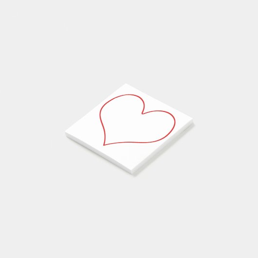 Post-it® Forme cardiaque (Incliné)
