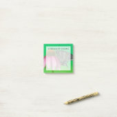 Post-it® Forme noire de Papilio glaucus (Sur un bureau)
