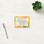 Post-it® Forme noire du papillon de l'Est (Bureau)