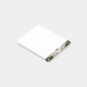Post-it® Formes circulaires rétro beige et marron (Incliné)